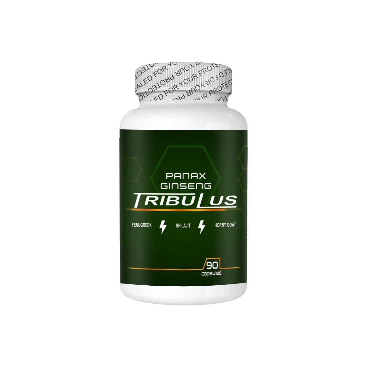 Panax 1 Kutu Panax Ginseng Tribuluslu Fenugreekli Shilajitli Hornygoatlı 90 lı Erkeklere Özel Caps