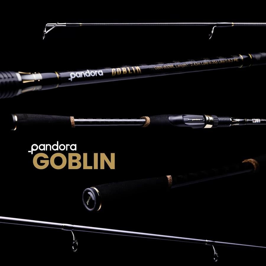 Pandora Goblin 2.43m 10-45gr Atarlı 2 Parça Spin Olta Kamışı