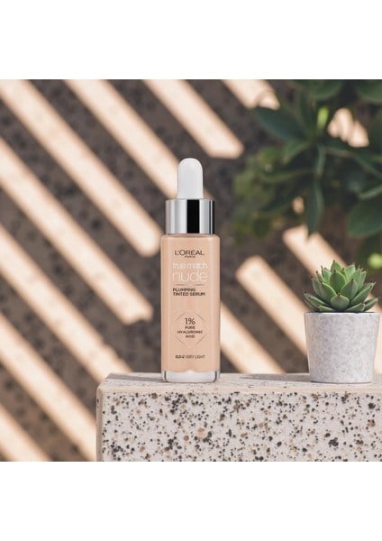 Paris Fondöten & Hyalüronik Asit İçeren True Match Nude No: 0.5-2 30ML Çok Açık Ton Very Light
