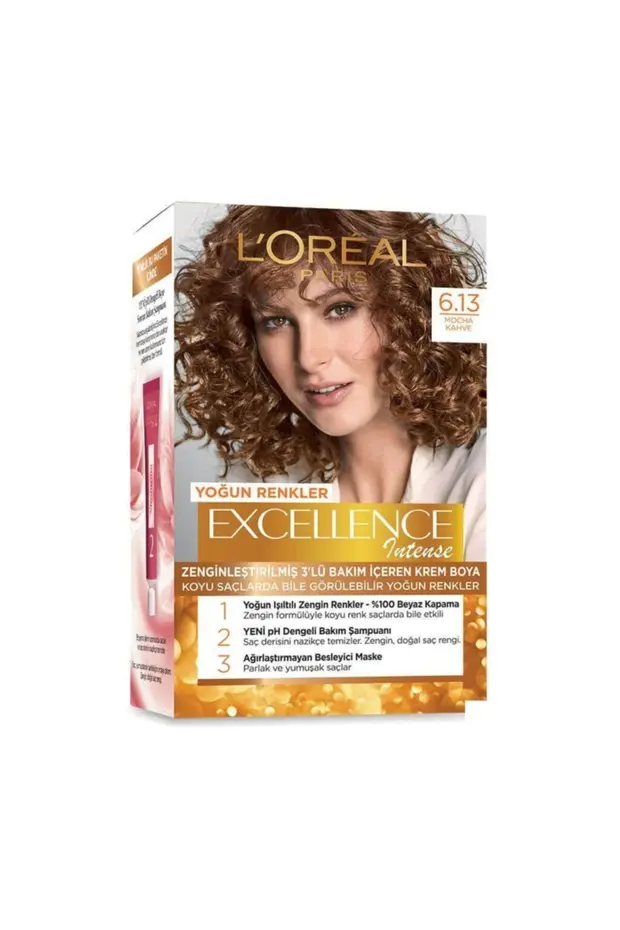Paris Saç Boyasi & Excellence Intense 6.13 Mocha Kahve