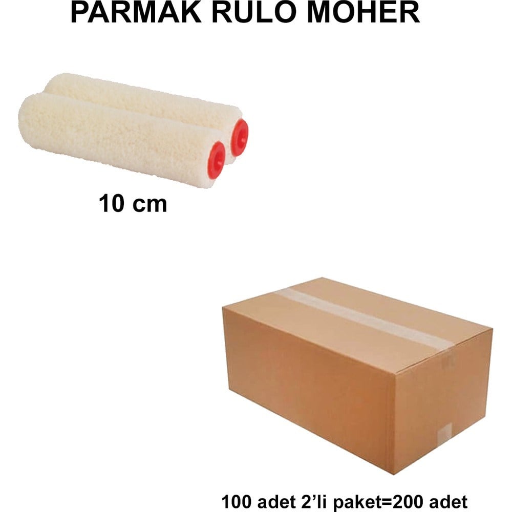 Parmak Rulo Yedek 10CM 200 Adet Moher