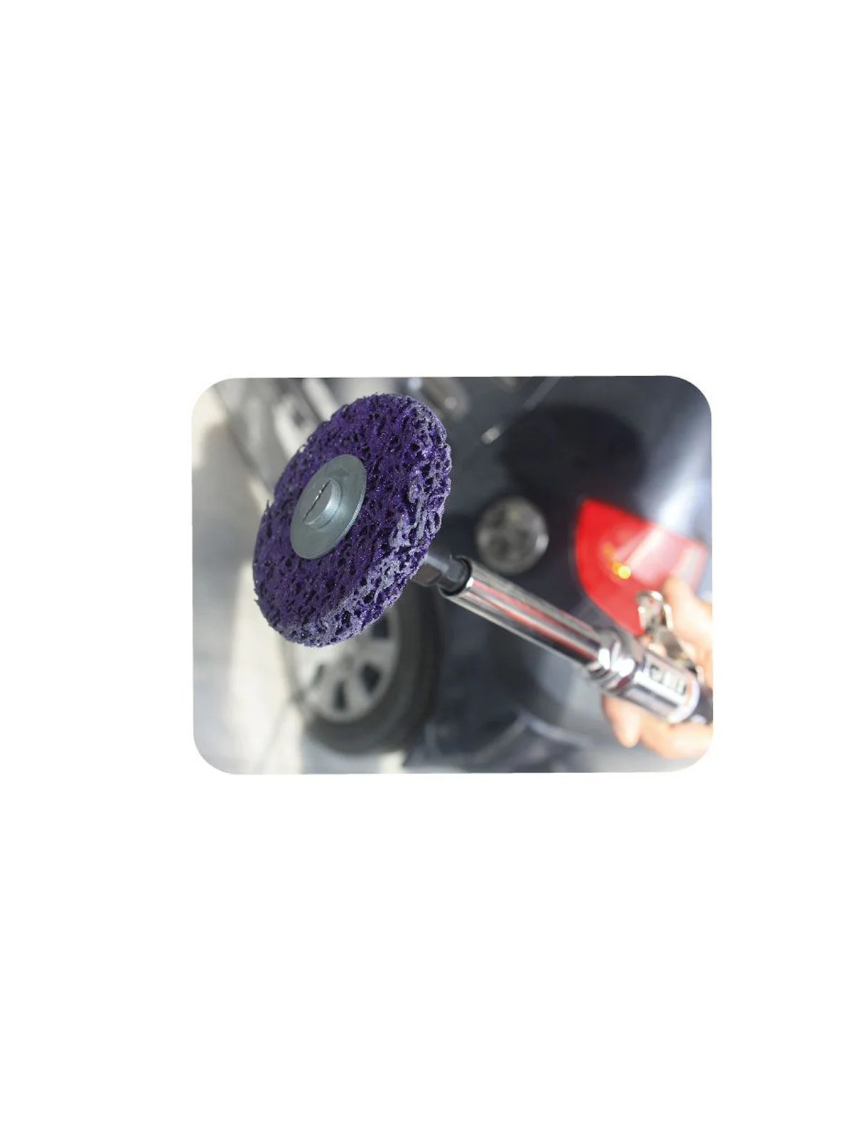 Pas Silici Saplı Mor Disk Silikon 100x13x6 mm 55061