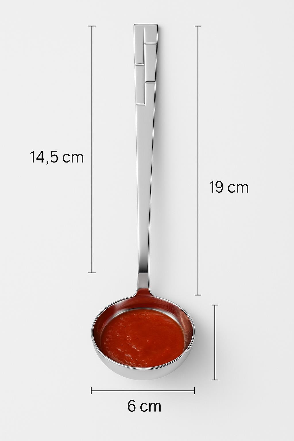 Paslanmaz Çelik Sos Servis Maşası 20 cm