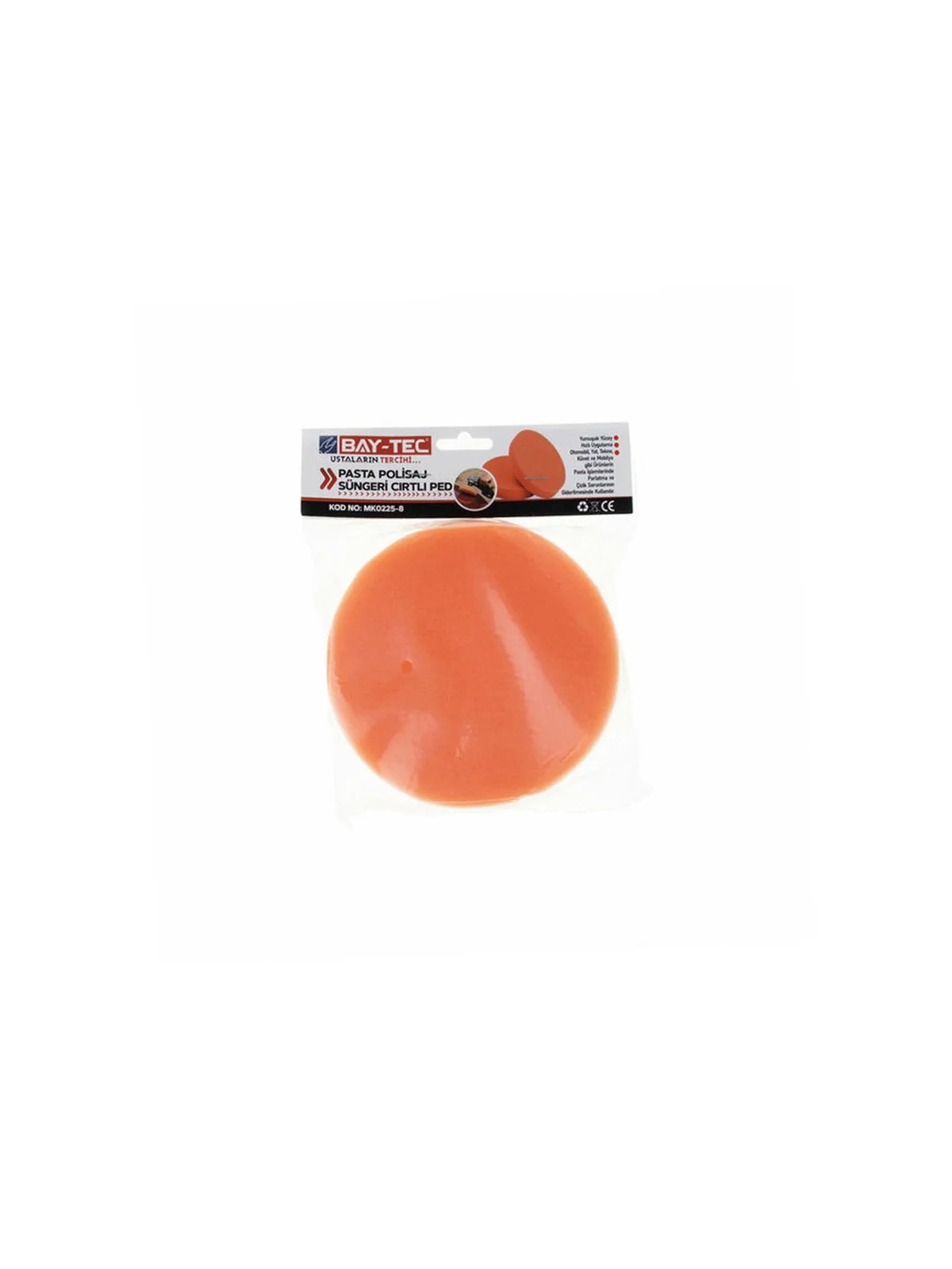 Pasta Polisaj Süngeri Cırtlı Ped MK0225-8