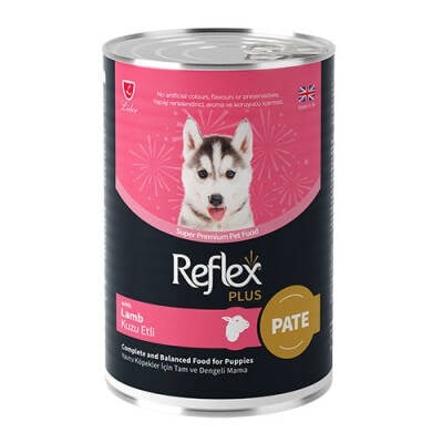 Pate İçinde Et Parçacıklı Kuzu Etli Yavru Köpek Konservesi 395 Gr
