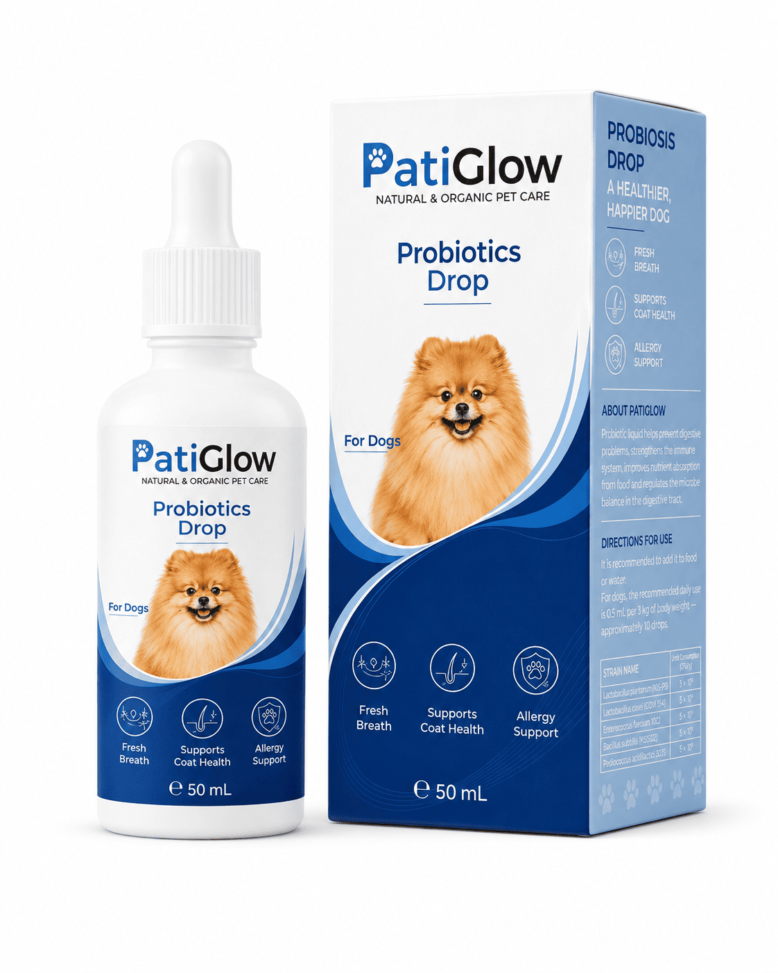 PatiGlow Köpek Probiyotik Damla 50 ml