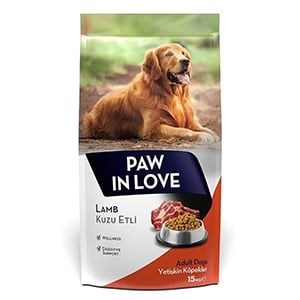 Paw in Love Yetişkin Köpek Maması Kuzu Etli 15kg 1 Adet