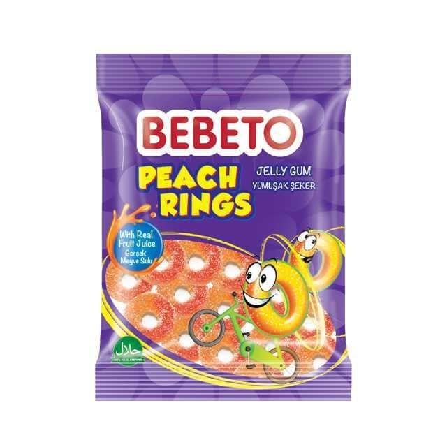 Peach Rings Şeftali Halkası 80gr