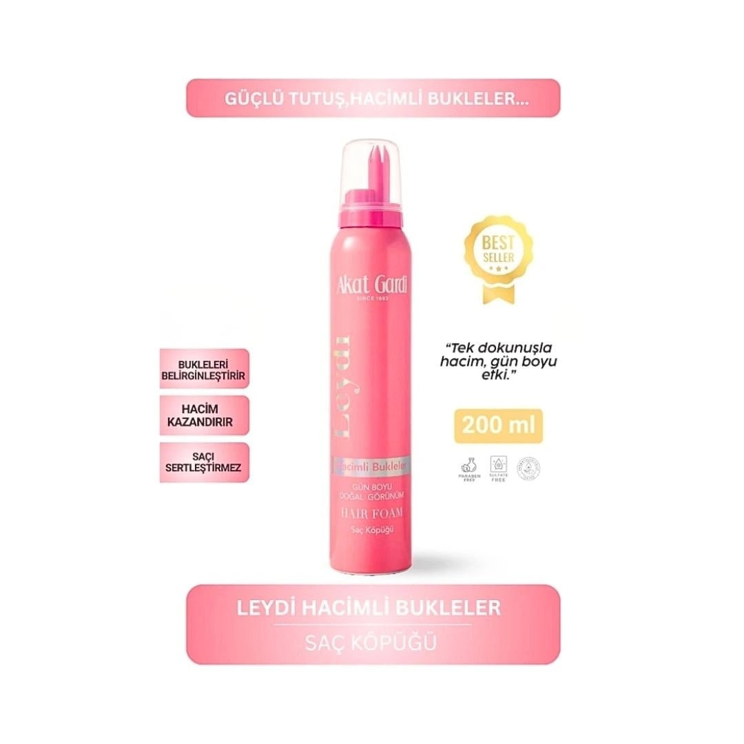 Pembe Saç Köpüğü 200 ml