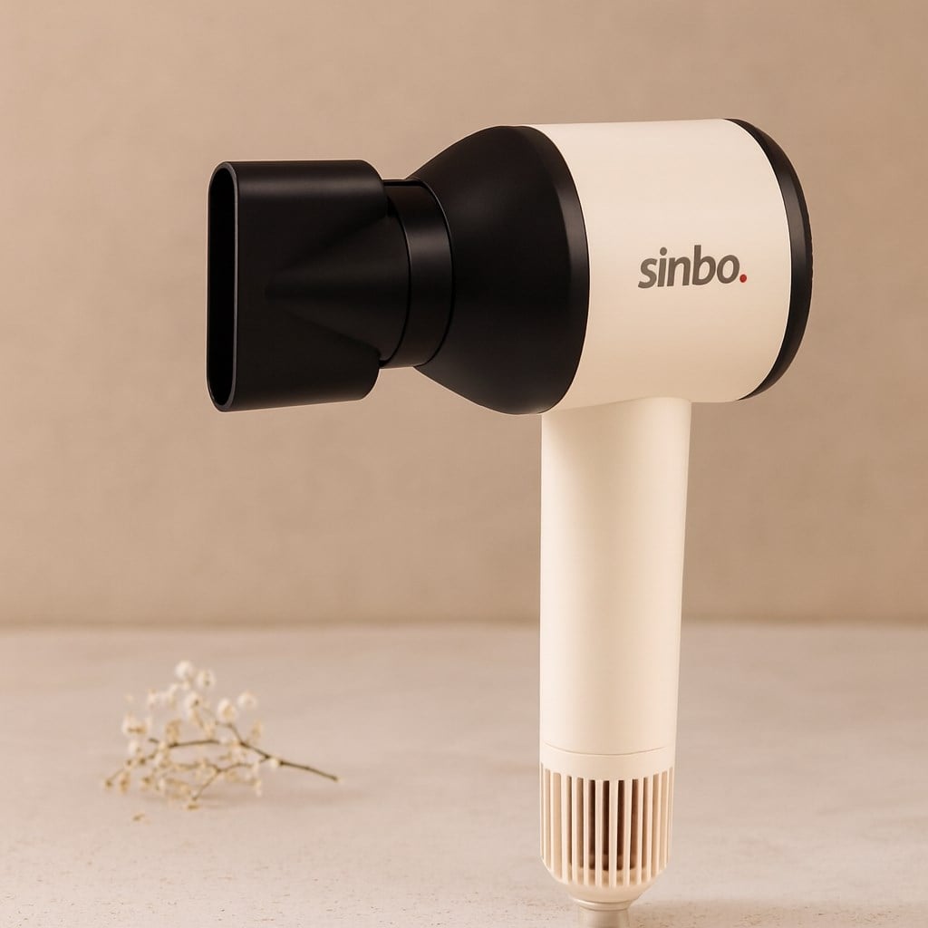 Pembe Saç Kurutma Makinesi - 110.000 RPM, 3 Hız & Isı Ayarı