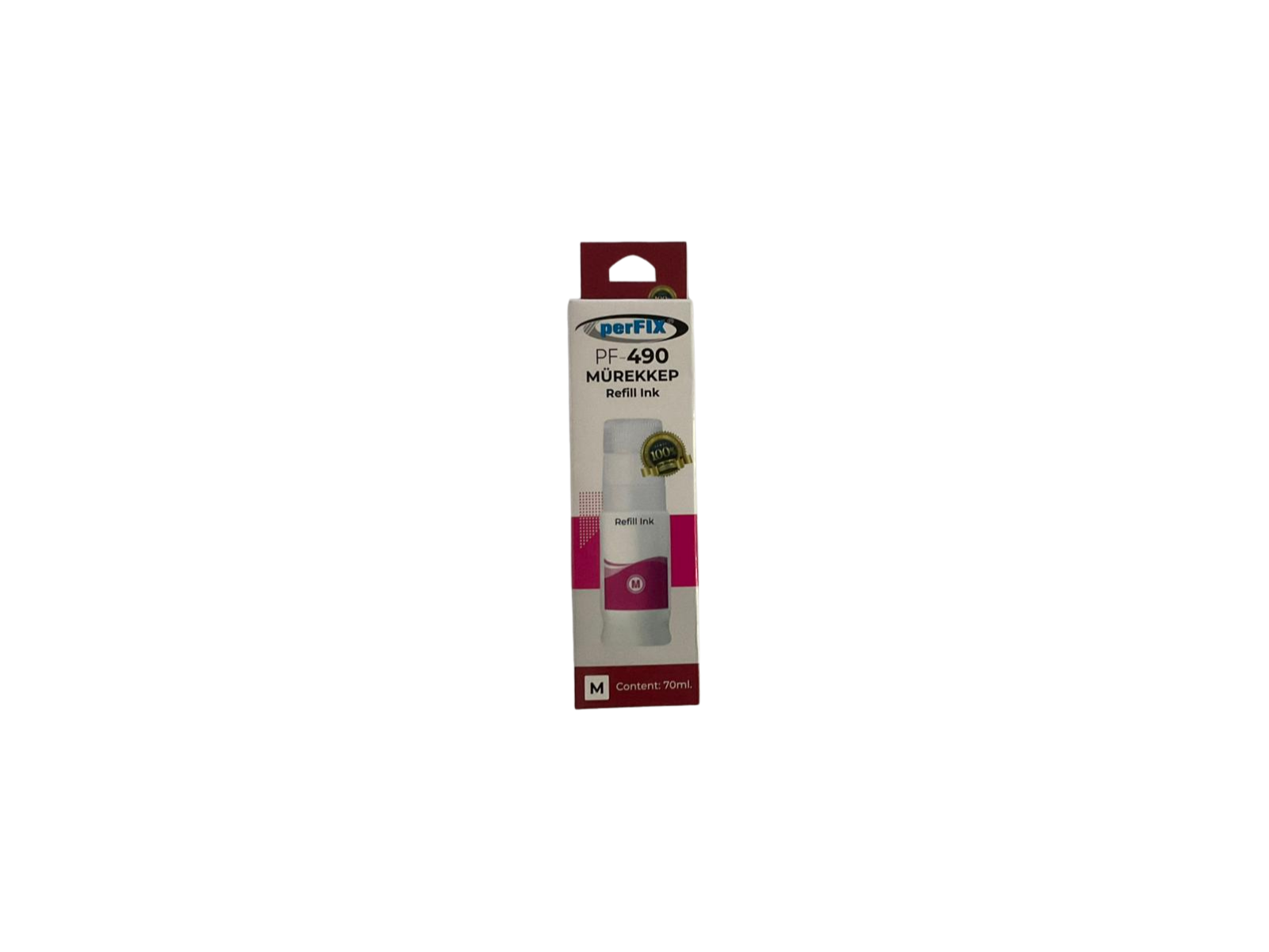 perFIX Canon  PF CGI-490M - Kırmızı 790 - 190 -  Şişeli Mürekkep 70ml