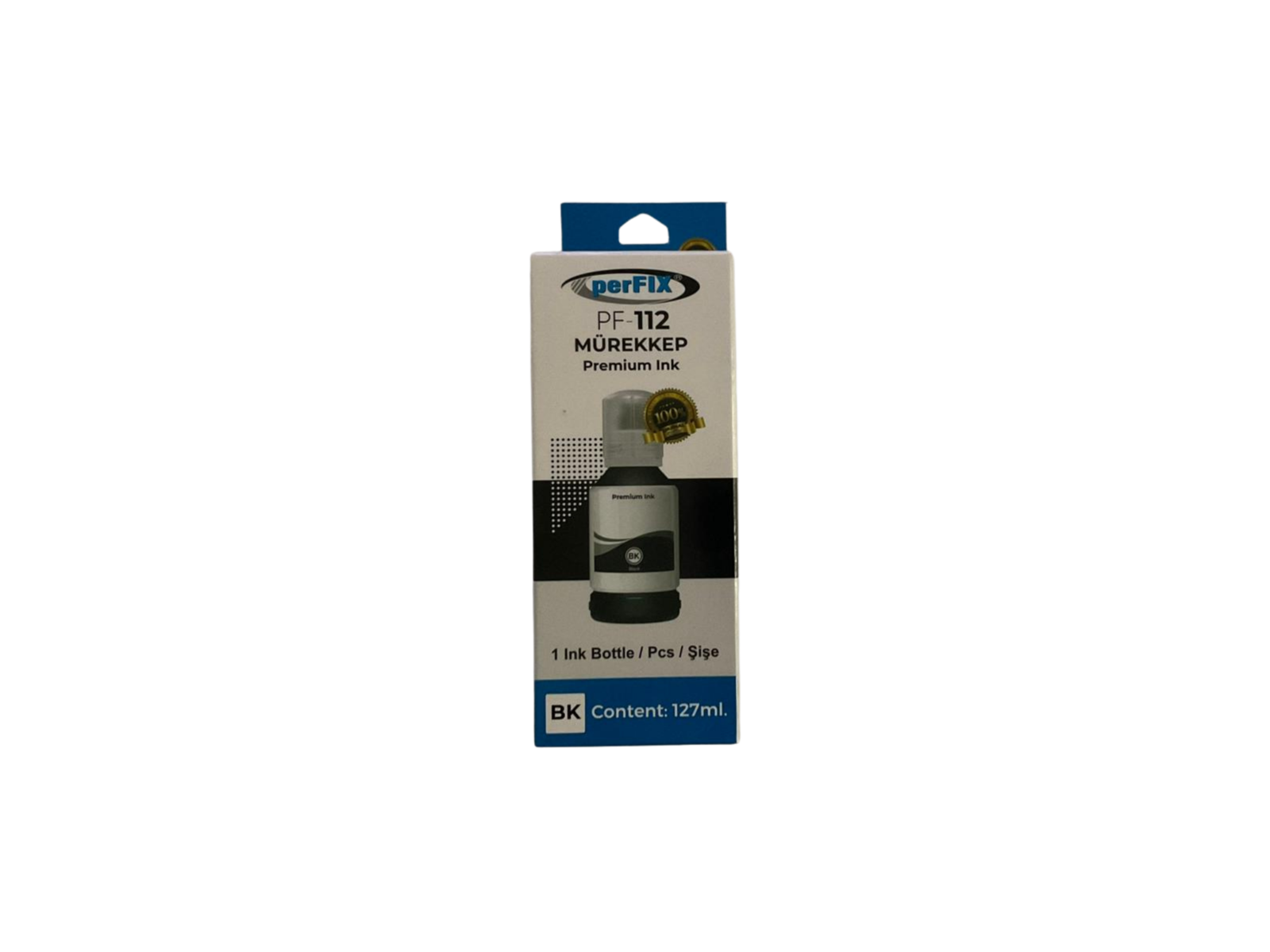 perFIX PF T112BK  Siyah Şişeli Mürekkep (140 ml )