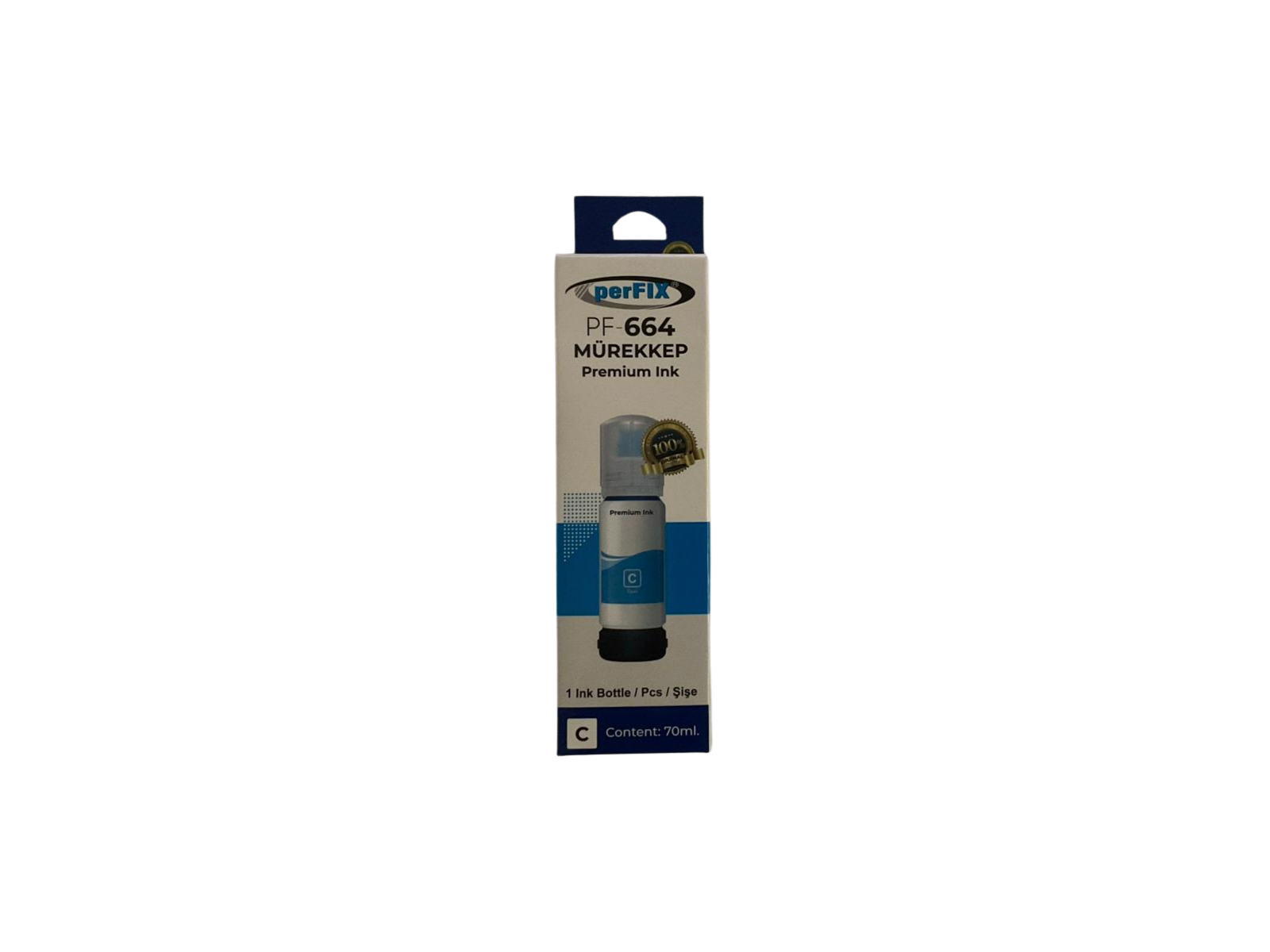perFIX PF T6642 - 6732  Mavi Şişeli Mürekkep (70 ml )