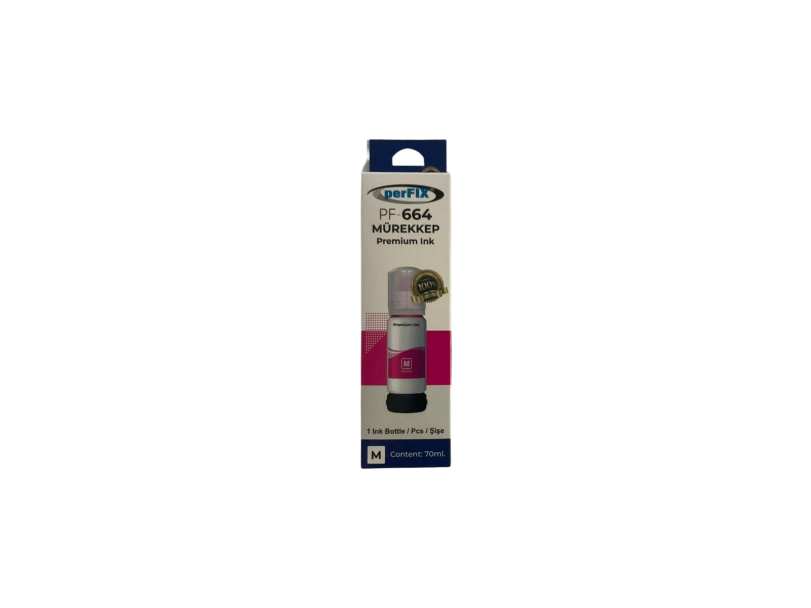 perFIX PF T6643 - 6733  Kırmızı Şişeli Mürekkep (70 ml )