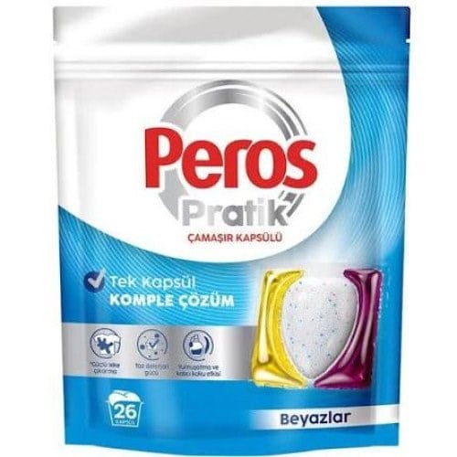 PEROS ÇAMAŞIR KAPSÜLÜ 26 LI BEYAZLAR