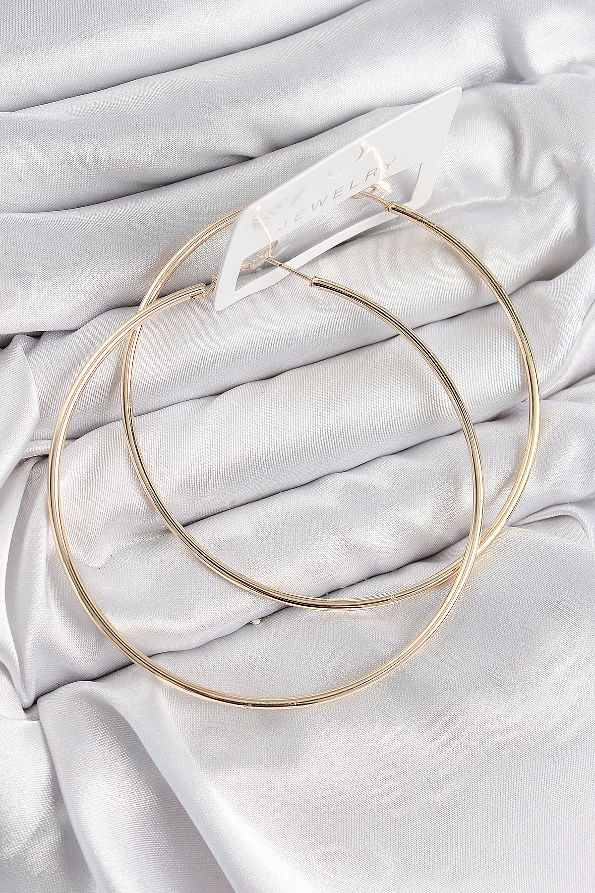 Pirinç Halka Model Gold Renk Kadın Küpe