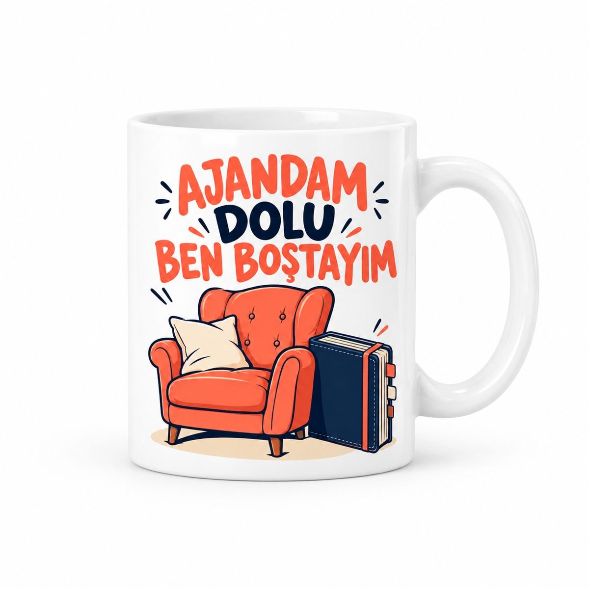 Planlı Plansız Tasarımlı Porselen Kupa - MODEL 838
