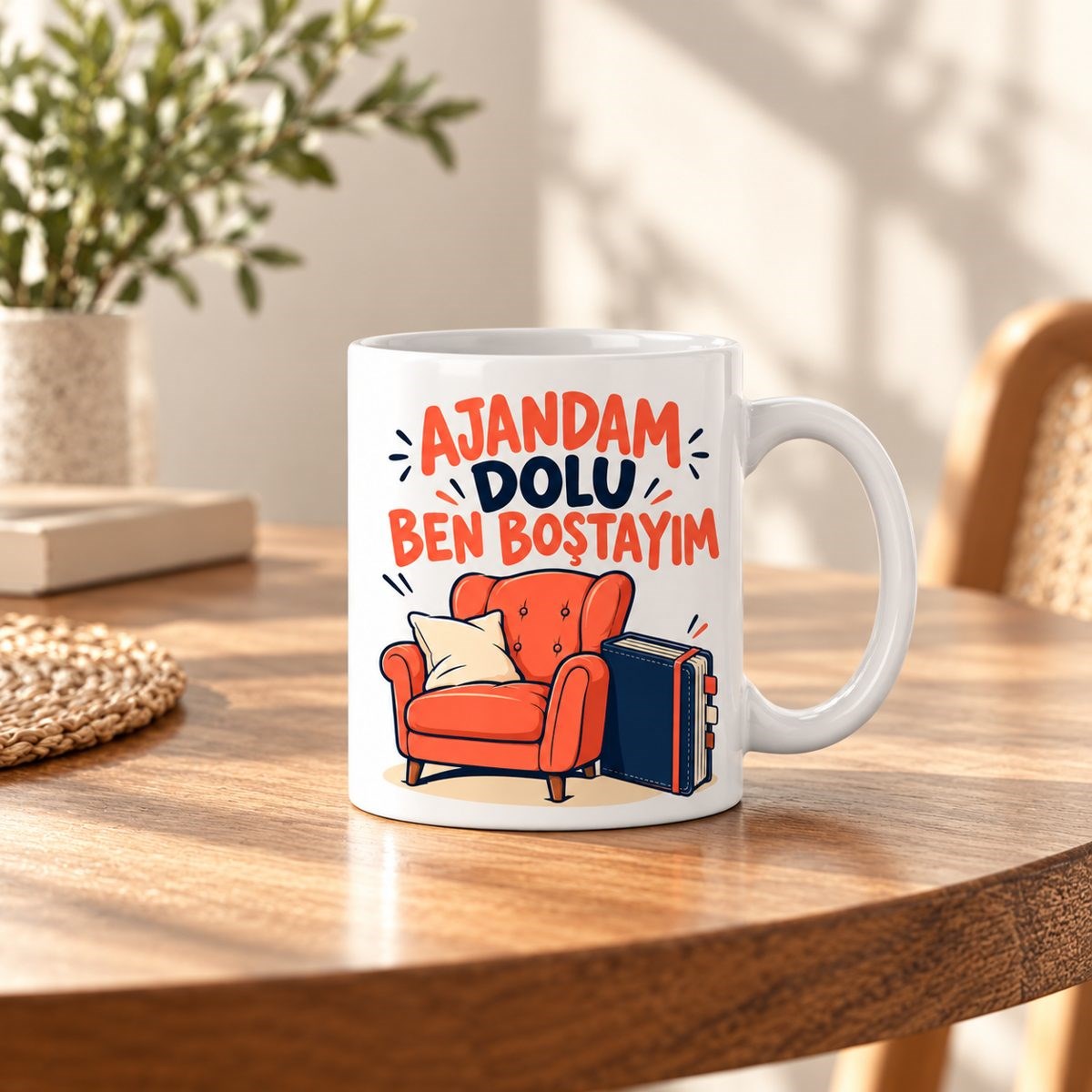 Planlı Plansız Tasarımlı Porselen Kupa - MODEL 838