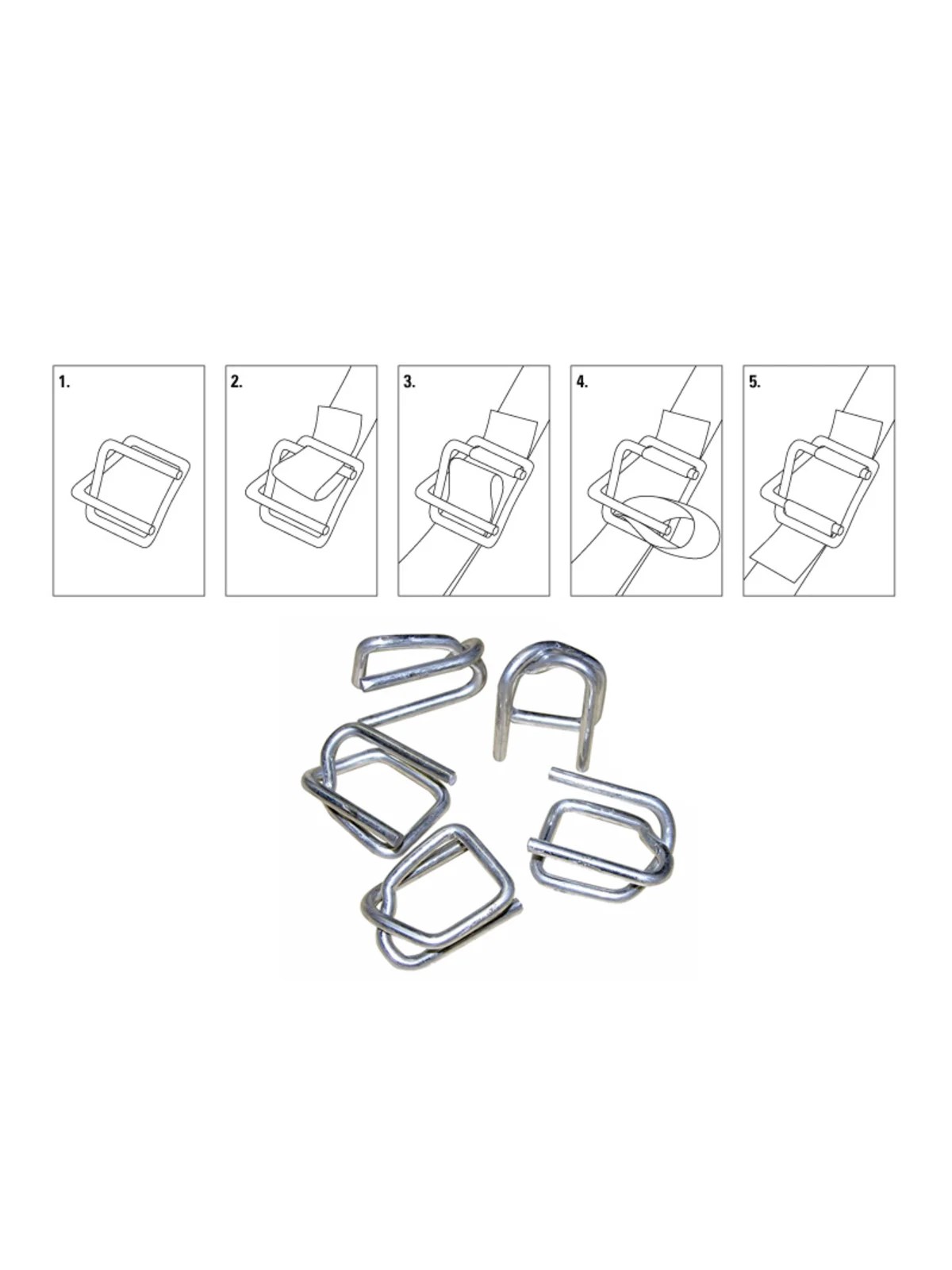Plastik Çember Bukle Tel Toka 32 mm