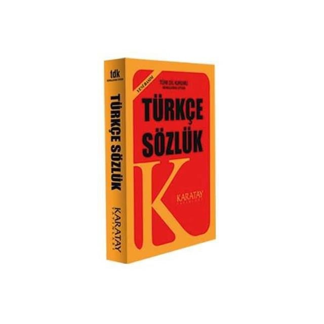 Plastik Kapak Türkçe Sözlük 1 Adet