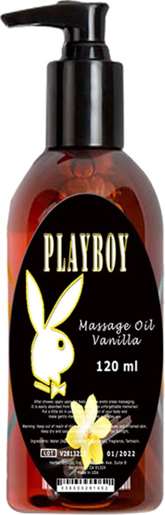 Playboy Aromaterapi Vanilyalı Masaj Yağı 120 ml Svl -  120ML Playboy Vanilla Massage Oil