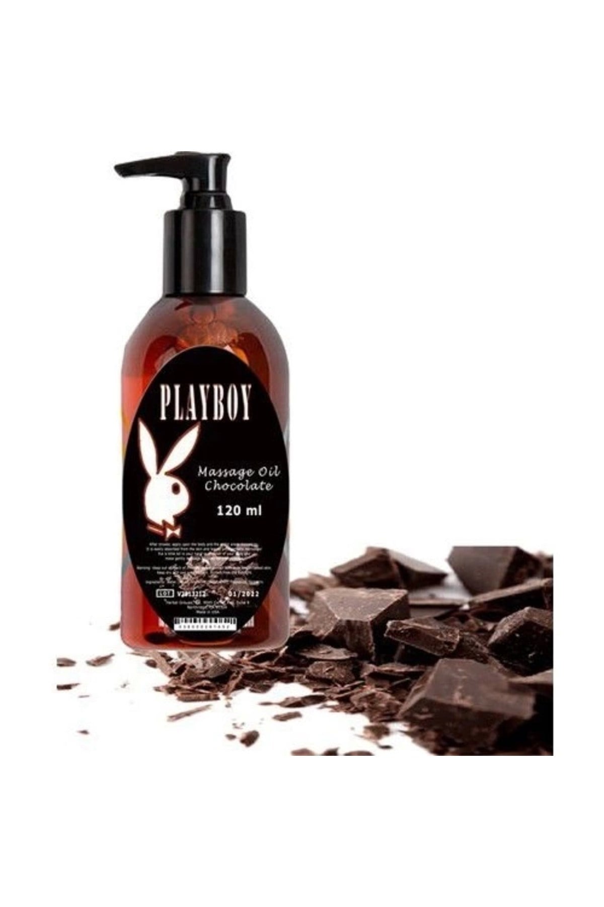 Playboy Chocolate Massage Oil 120 Ml Çikolata Aromalı Vücut Masaj Yağ 3 Adet