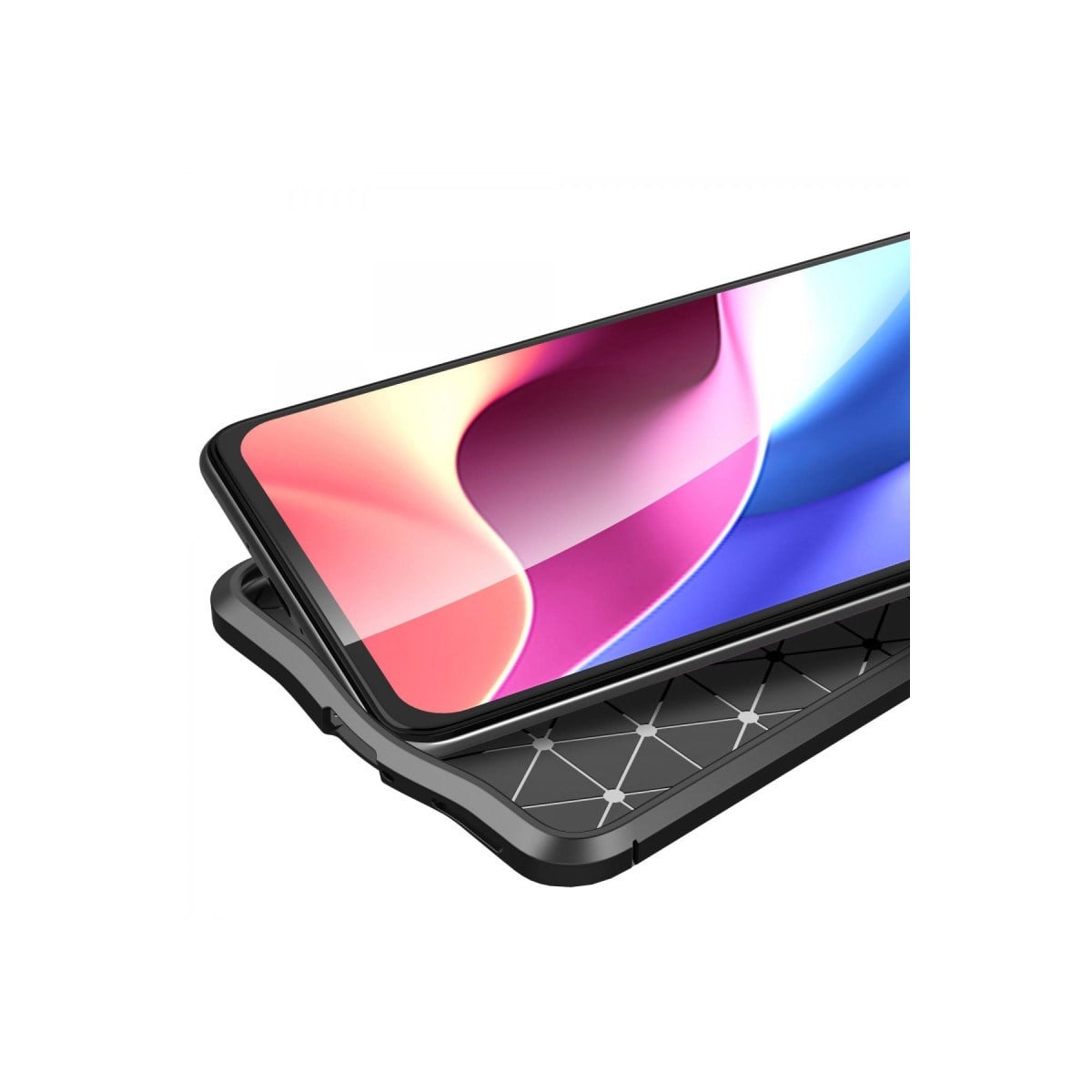 Poco F3 Kılıf Auto Focus Kapak - Kırmızı