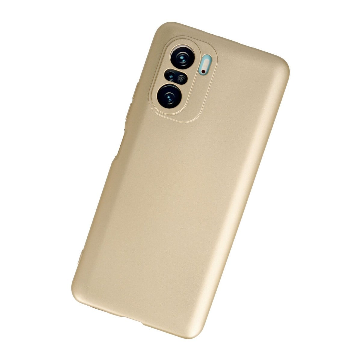 Poco F3 Kılıf First Silikon - Gold