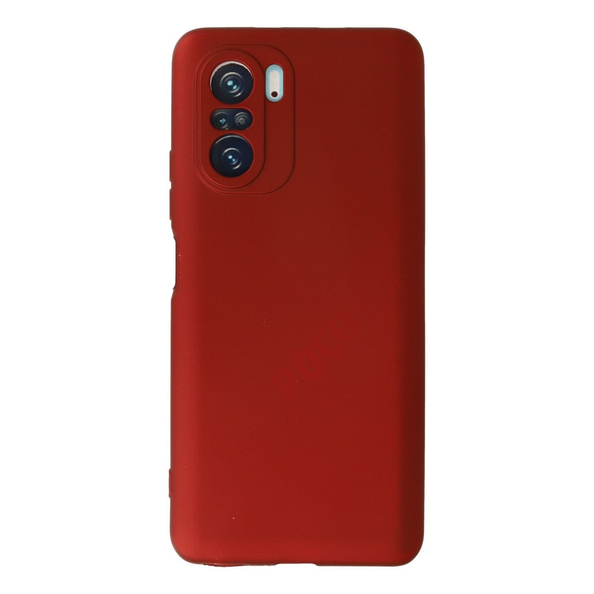 Poco F3 Kılıf First Silikon - Kırmızı