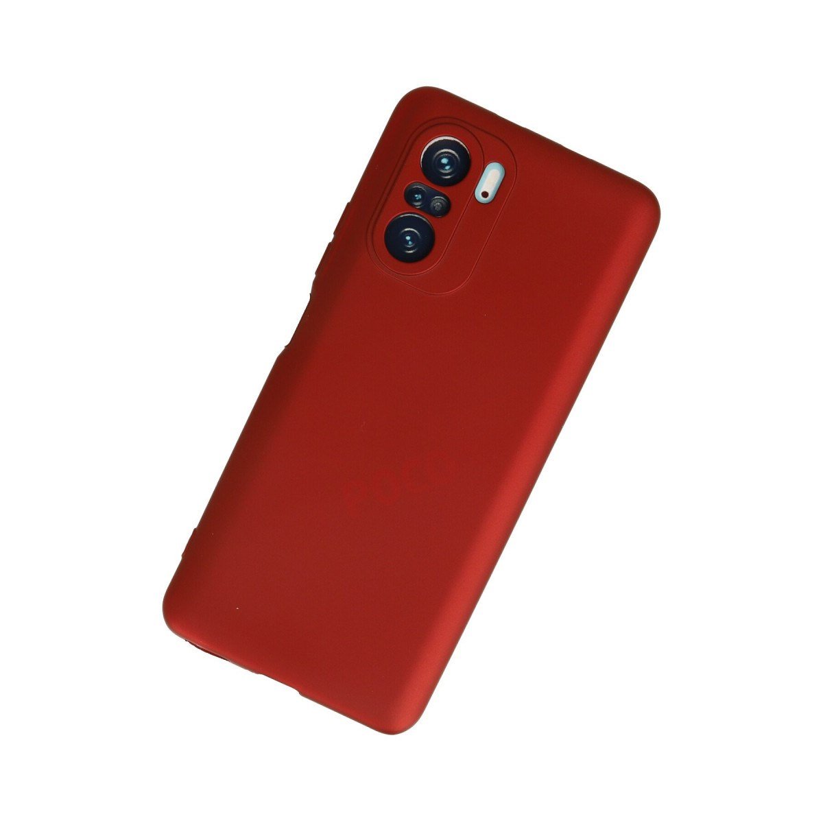 Poco F3 Kılıf First Silikon - Kırmızı