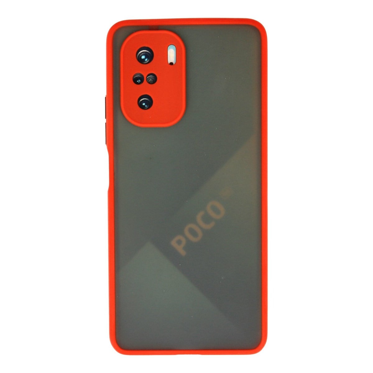 Poco F3 Kılıf Montreal Silikon Kapak - Kırmızı
