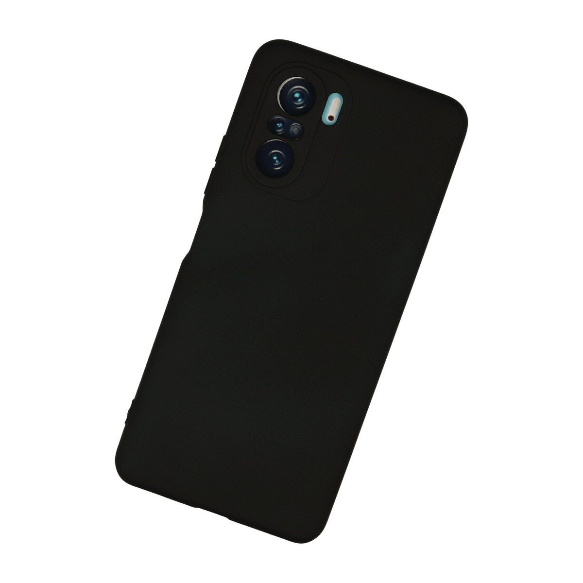Poco F3 Kılıf Nano içi Kadife Silikon - Siyah