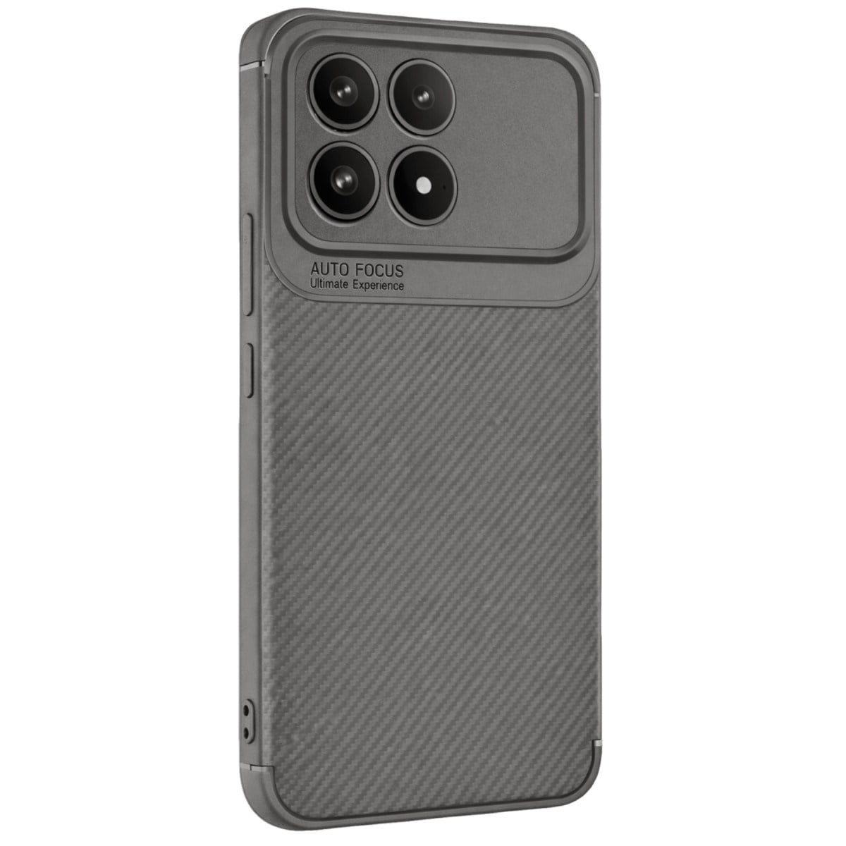 Poco F8 Pro Auto Focus Karbon Kapak - Gri