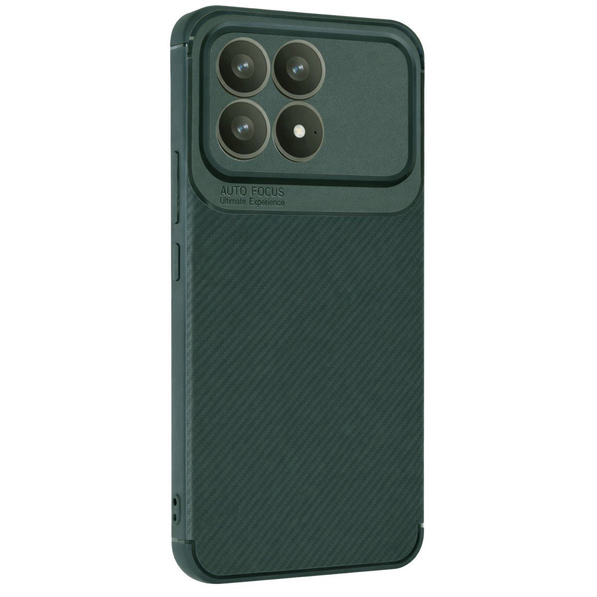 Poco F8 Pro Auto Focus Karbon Kapak - Koyu Yeşil