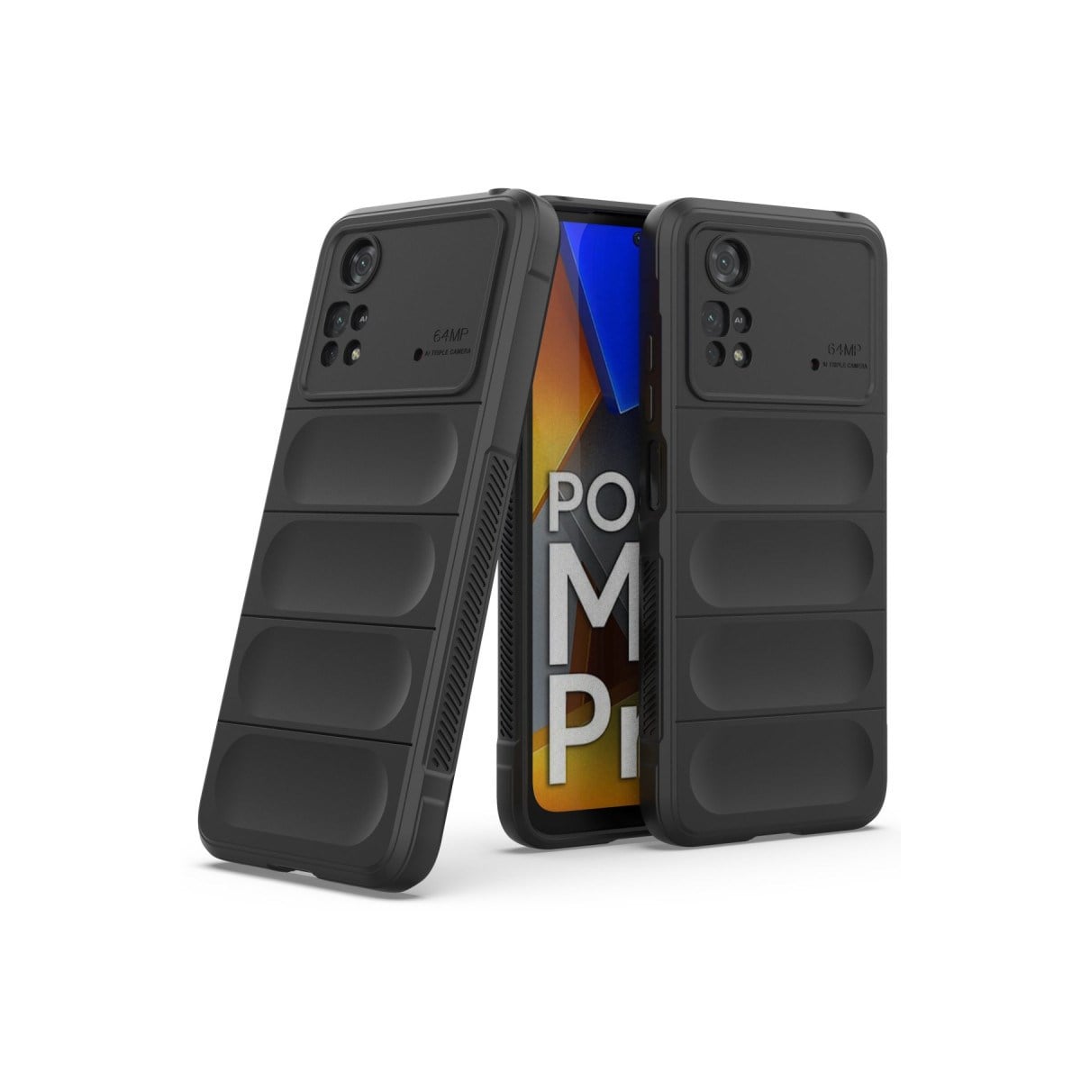 Poco M4 Pro 4G Kılıf Optimum Silikon - Siyah