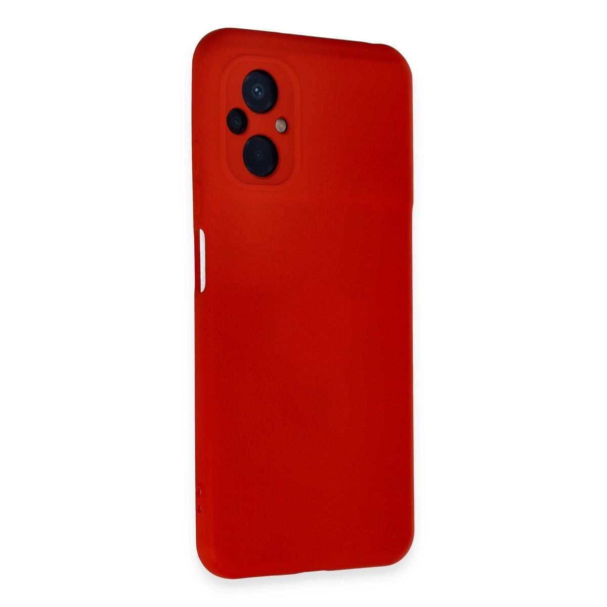 Poco M5 Kılıf Nano içi Kadife Silikon - Kırmızı