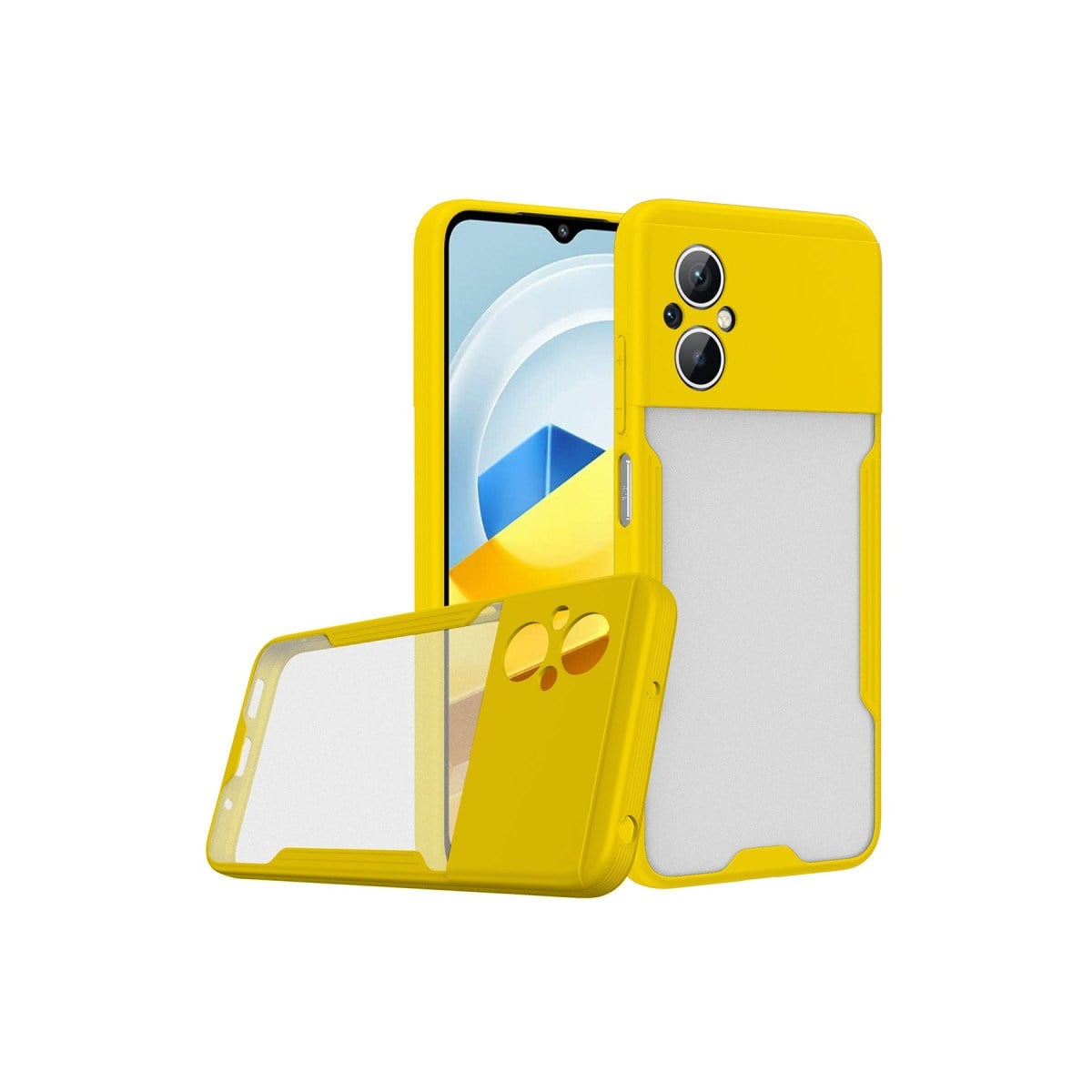 Poco M5 Kılıf Platin Silikon - Siyah