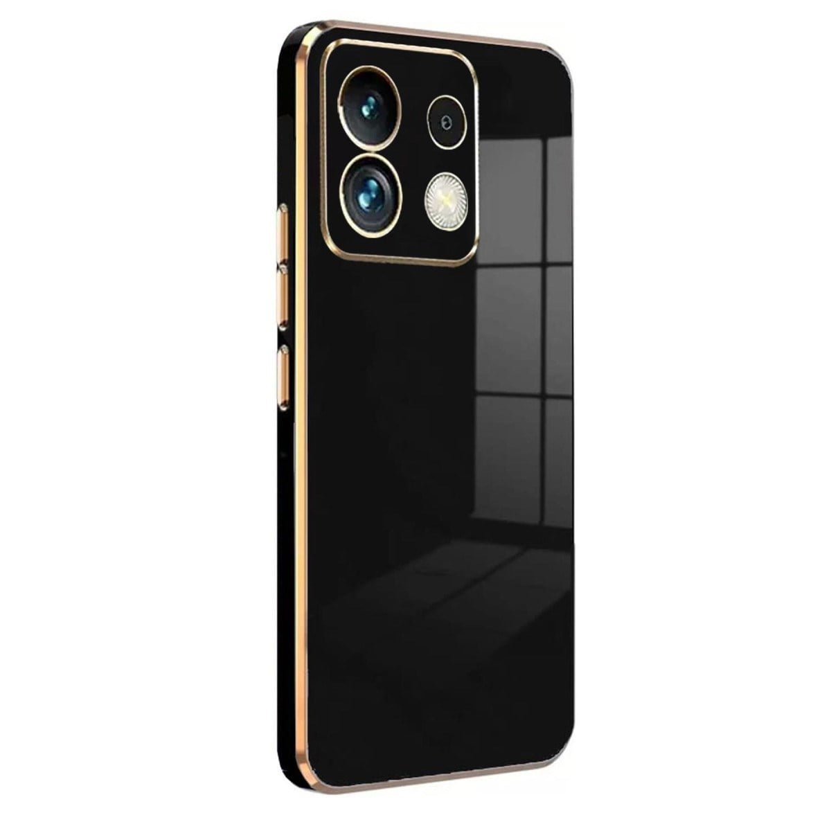 Poco M6 Pro 4G Kılıf Volet Silikon - Siyah