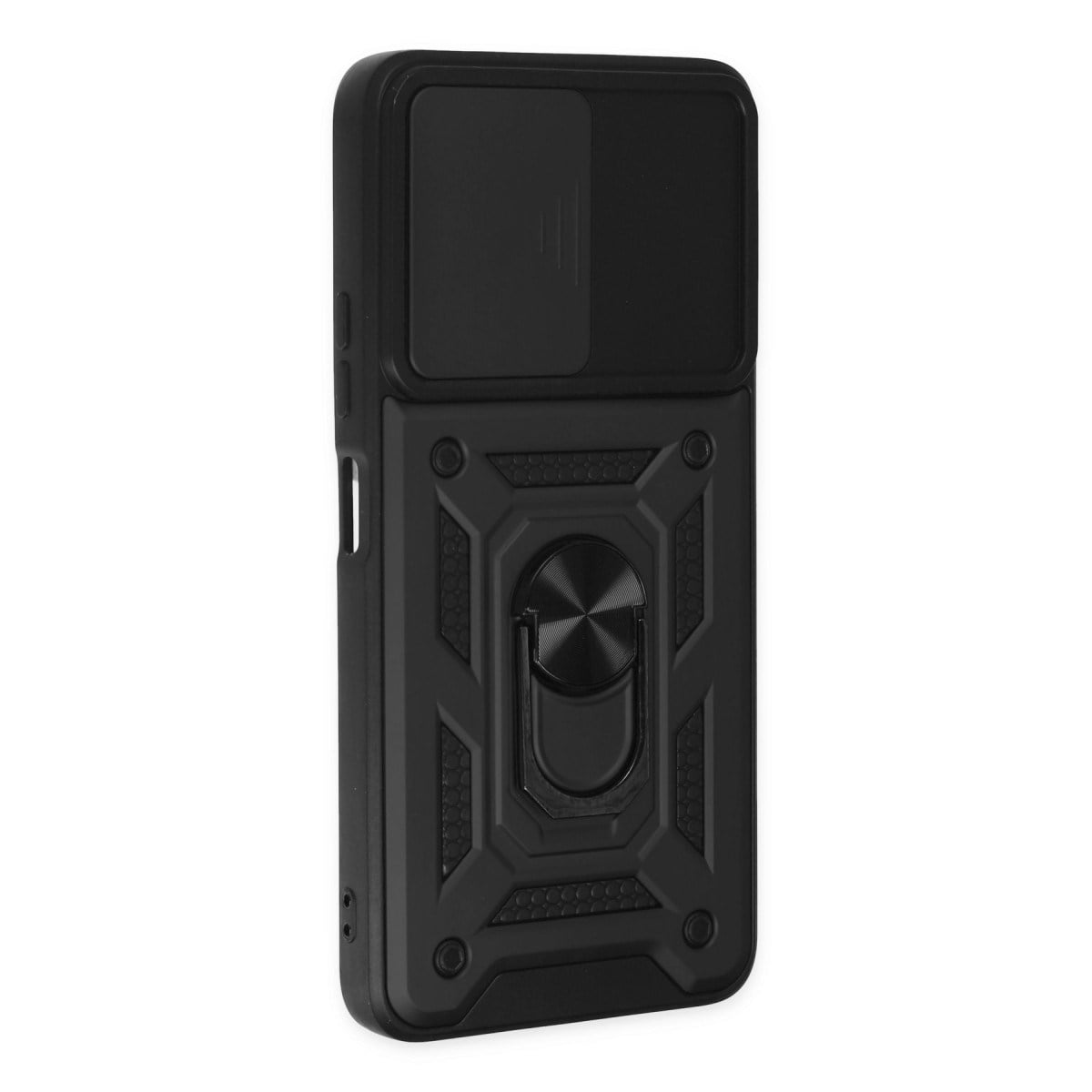 Poco X3 GT Kılıf Pars Lens Yüzüklü Silikon - Siyah