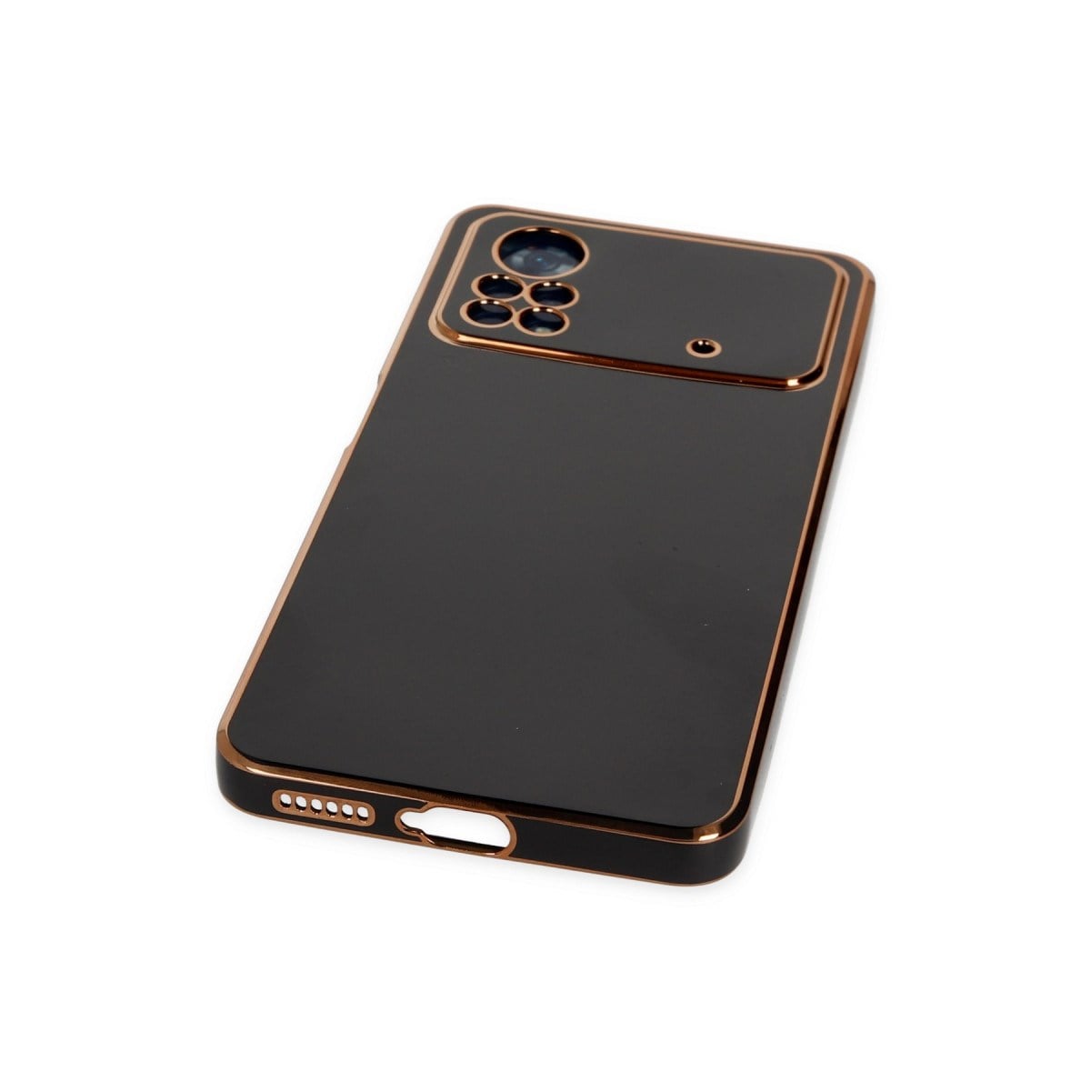 Poco X4 Pro 5G Kılıf Volet Silikon - Siyah