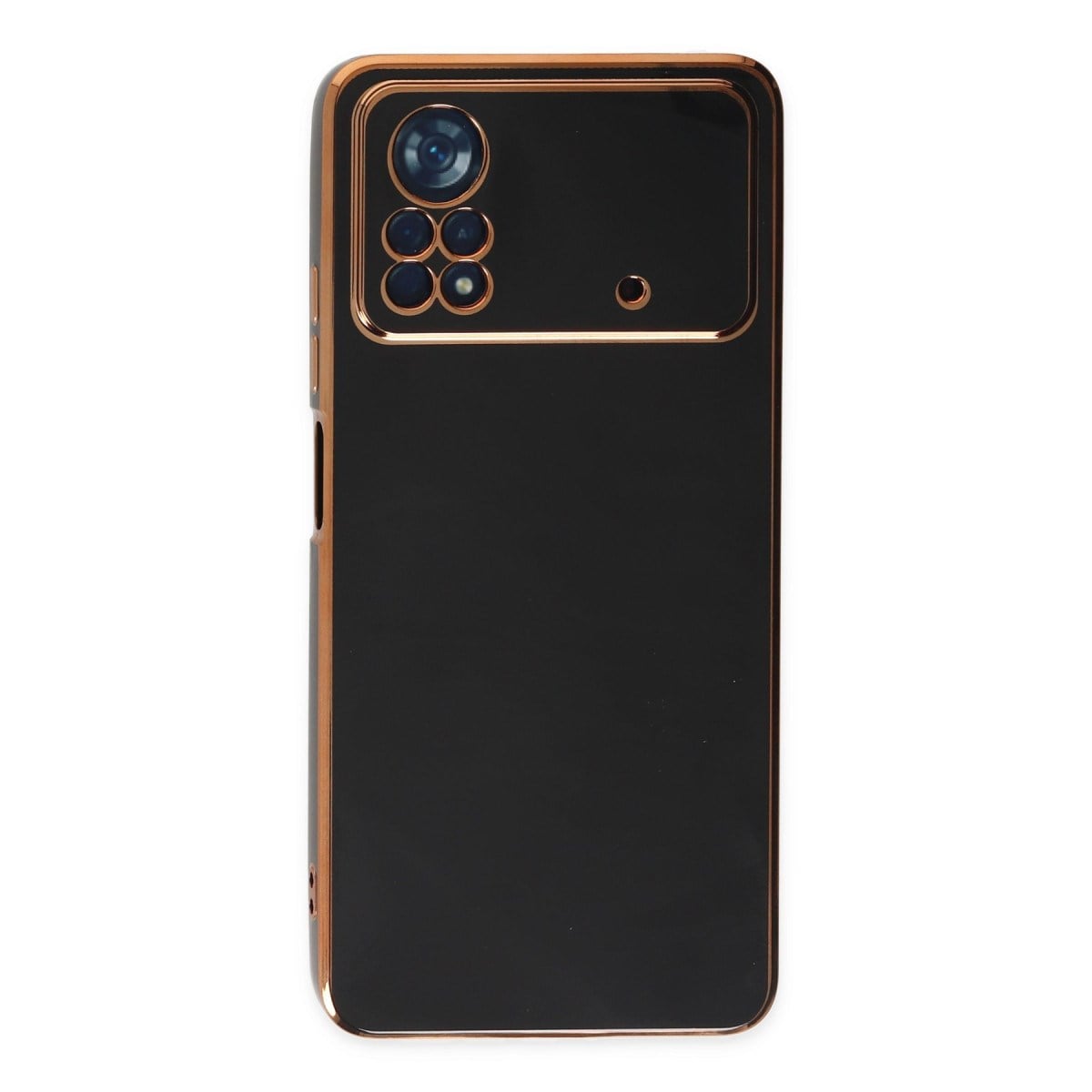 Poco X4 Pro 5G Kılıf Volet Silikon - Siyah