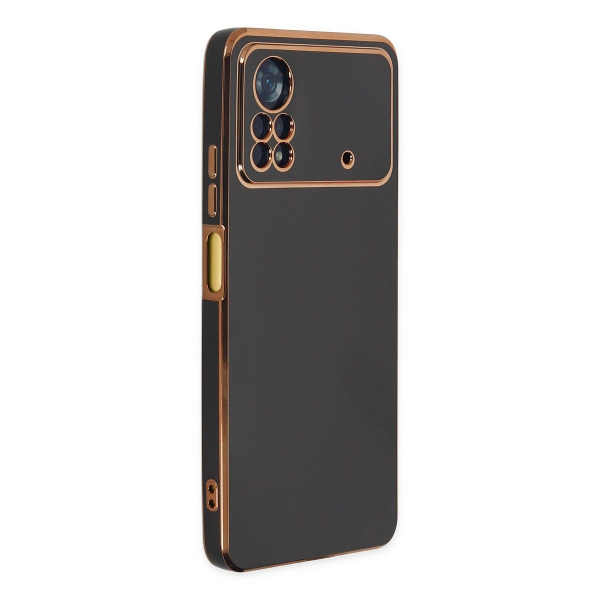 Poco X4 Pro 5G Kılıf Volet Silikon - Siyah