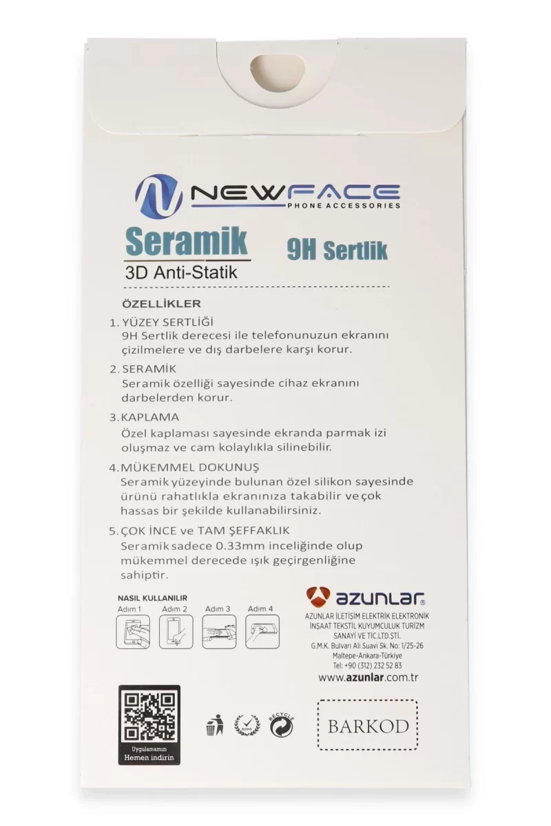 Poco X6 Pro 3D Antistatik Seramik Nano Ekran Koruyucu
