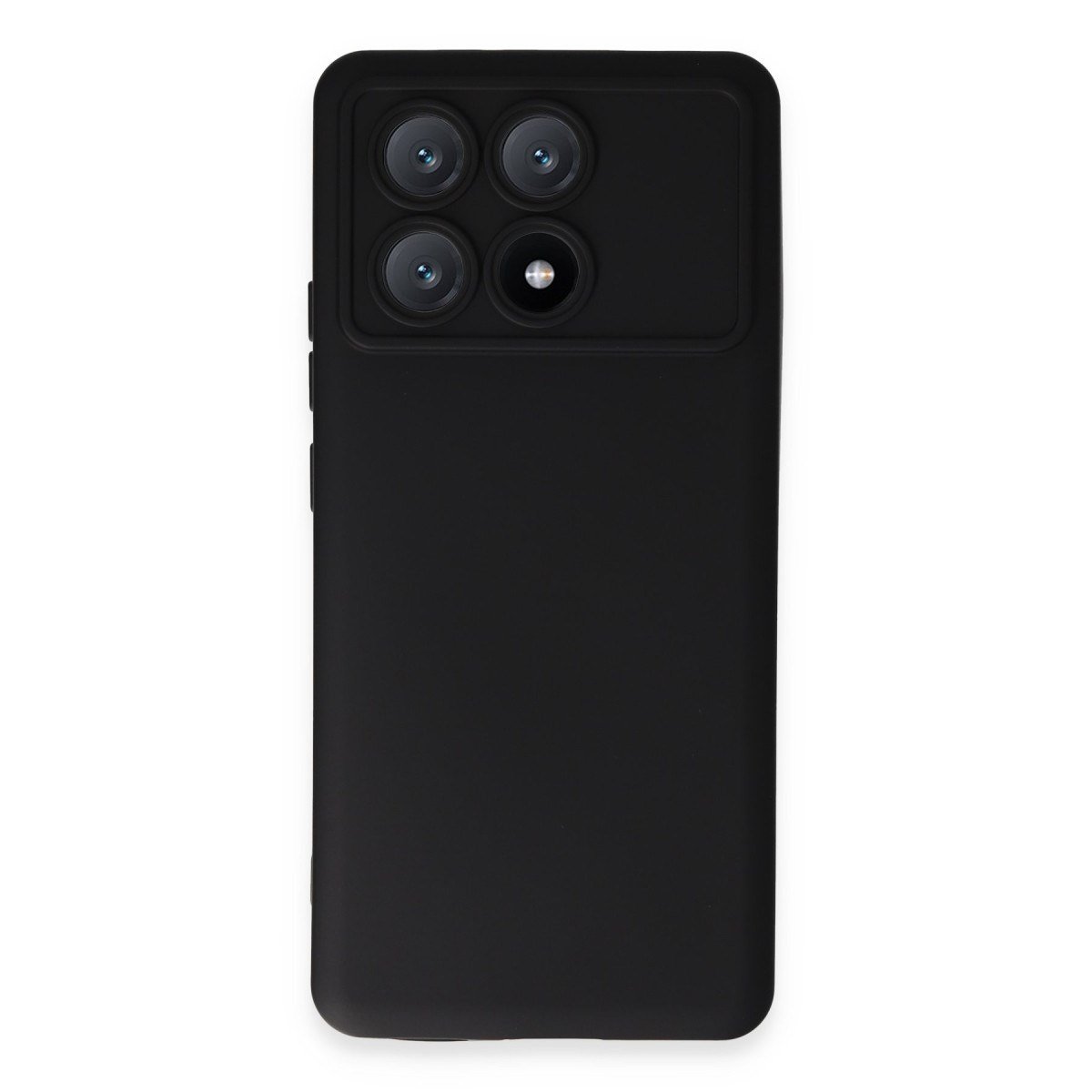 Poco X6 Pro Kılıf Nano içi Kadife Silikon - Siyah