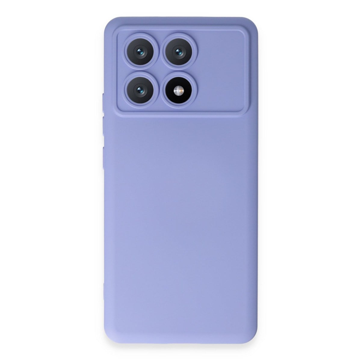 Poco X6 Pro Kılıf Nano içi Kadife Silikon - Lila