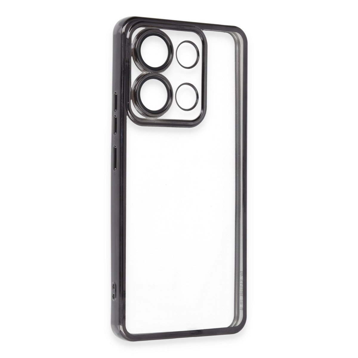 Poco X6 Pro Kılıf Razer Lensli Silikon - Siyah