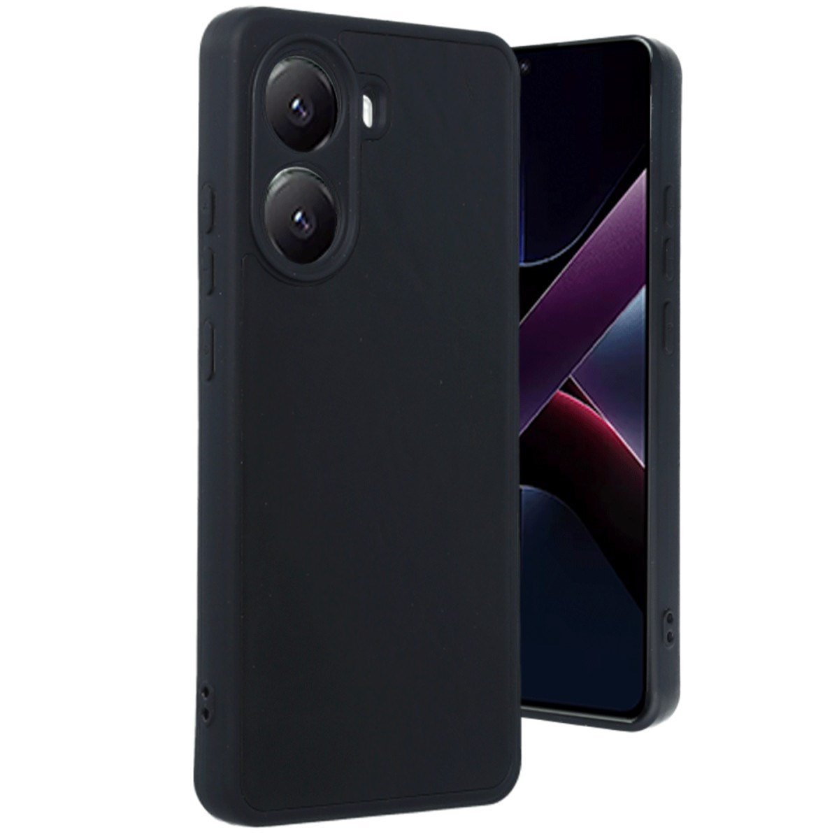 Poco X7 Pro Kılıf Aras Deri Kapak - Siyah