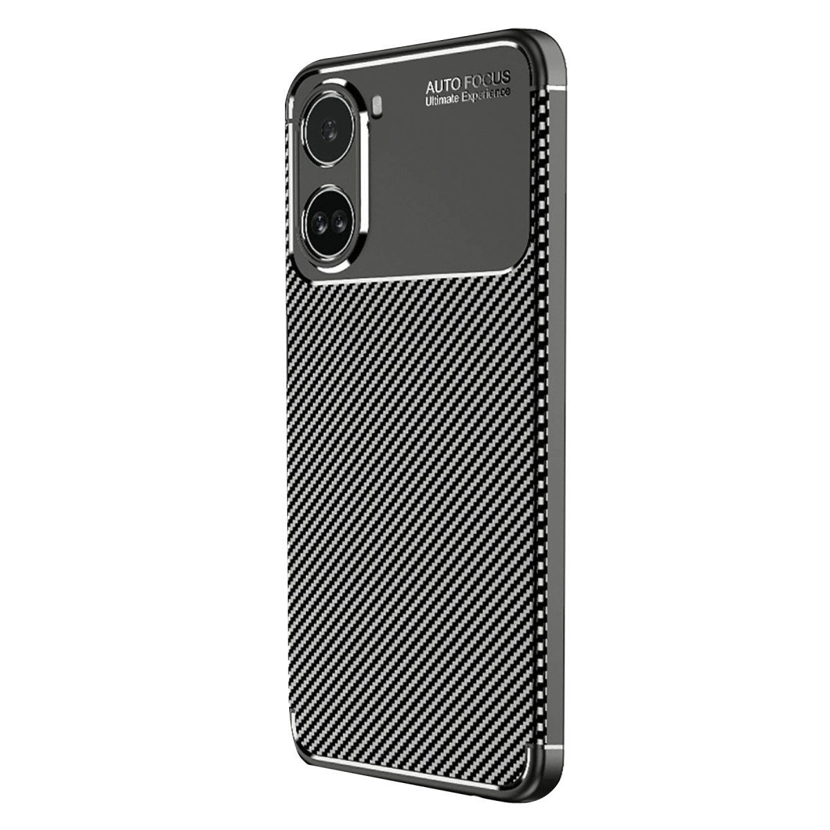 Poco X7 Pro Kılıf Auto Focus Karbon Kapak - Siyah