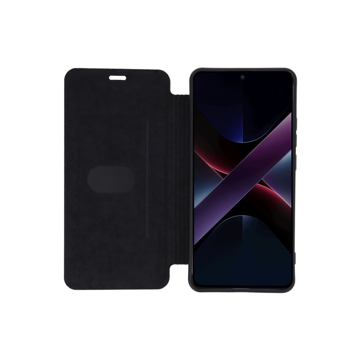 Poco X7 Pro Kılıf Flip Cover - Siyah