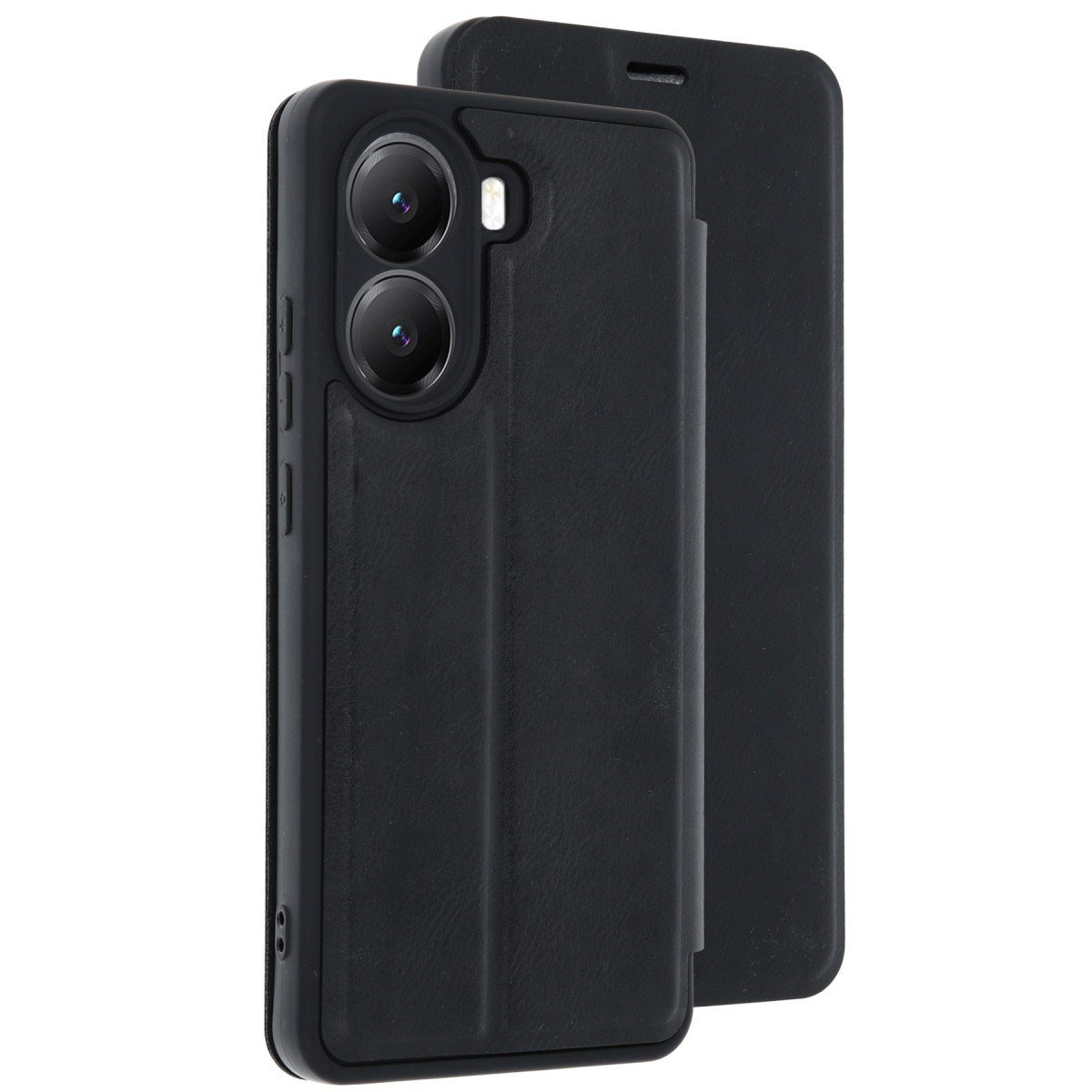 Poco X7 Pro Kılıf Flip Cover - Siyah